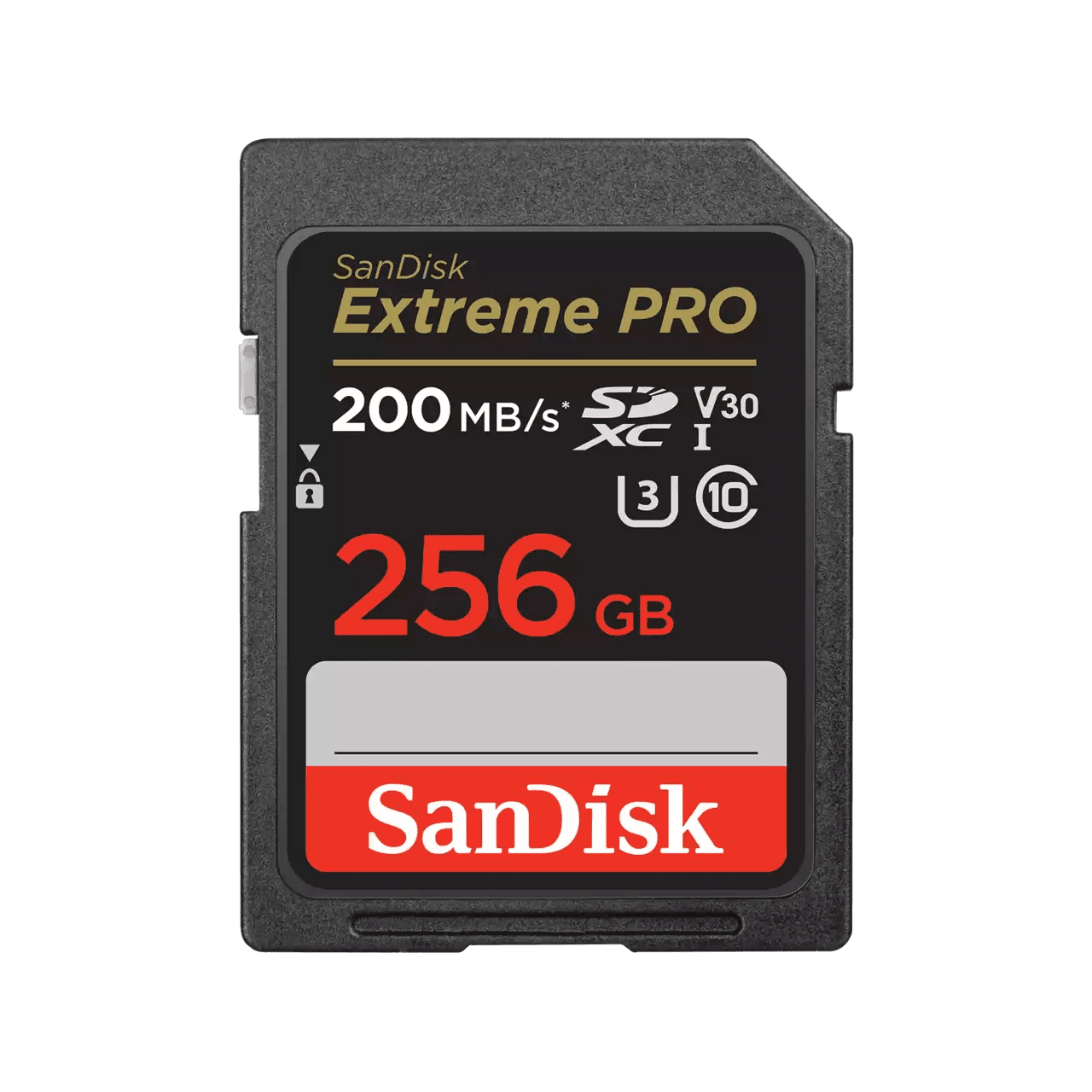 Cartão de Memória SANDISK Extreme PRO SDSDXXD-256G-GN4IN (256GB - Classe 10 - Até 200 MB/s - Preto)