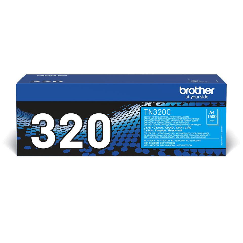 Toner BROTHER TN-320C (1500 páginas - Ciano)