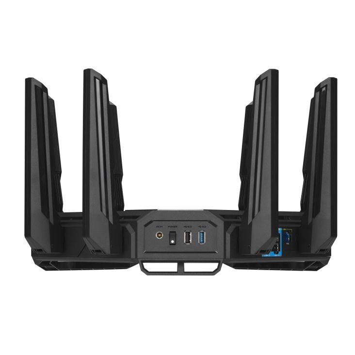 Router ASUS ROG Rapture GT-BE98 (Wi-Fi 7 - 11529 Mbit/s - 10 Gigabit Ethernet - Preto), miniatura 3