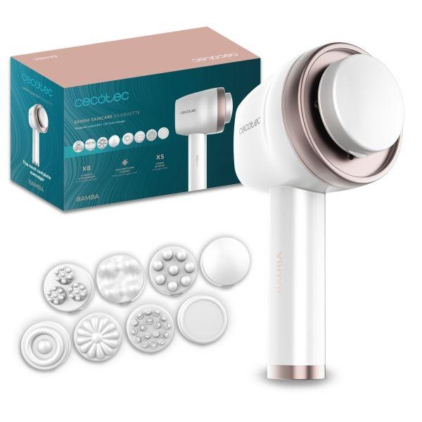 Massajador Corporal Anticelulítico CECOTEC Bamba SkinCare Silhouette (Branco)