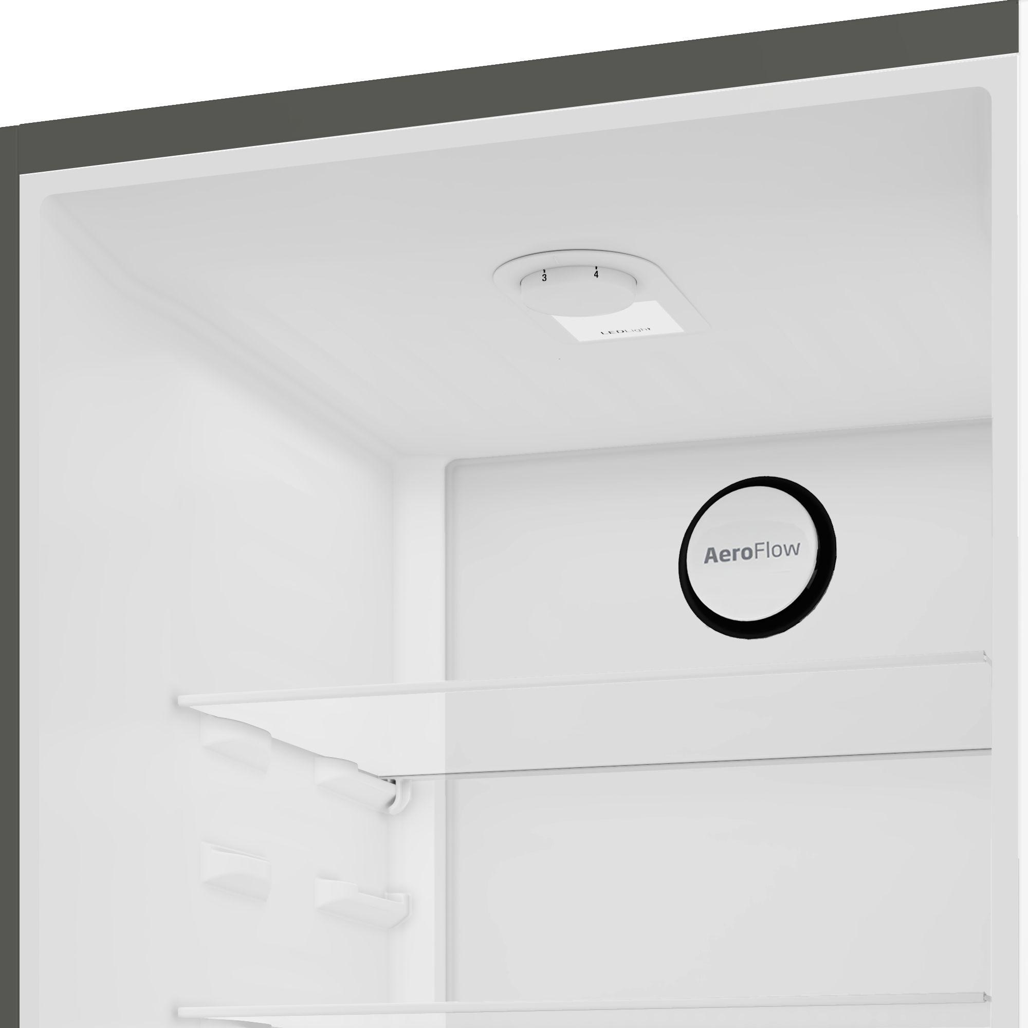Frigorífico Combinado Independente BEKO B1RCNE364G (316 l - 186,5x59,5x66,3 cm - 60 cm - Cinzento Manhattan) — miniatura 4