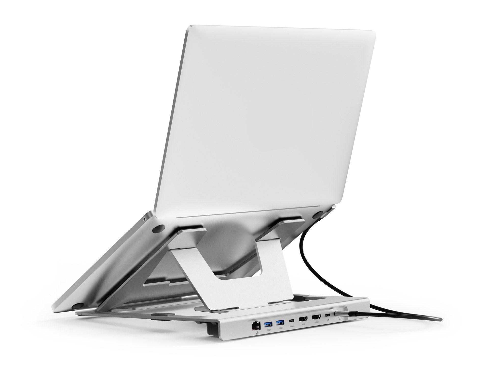 Suporte para Computador Portátil com Dock CONCEPTRONIC DONN35S (Prateado), miniatura 5