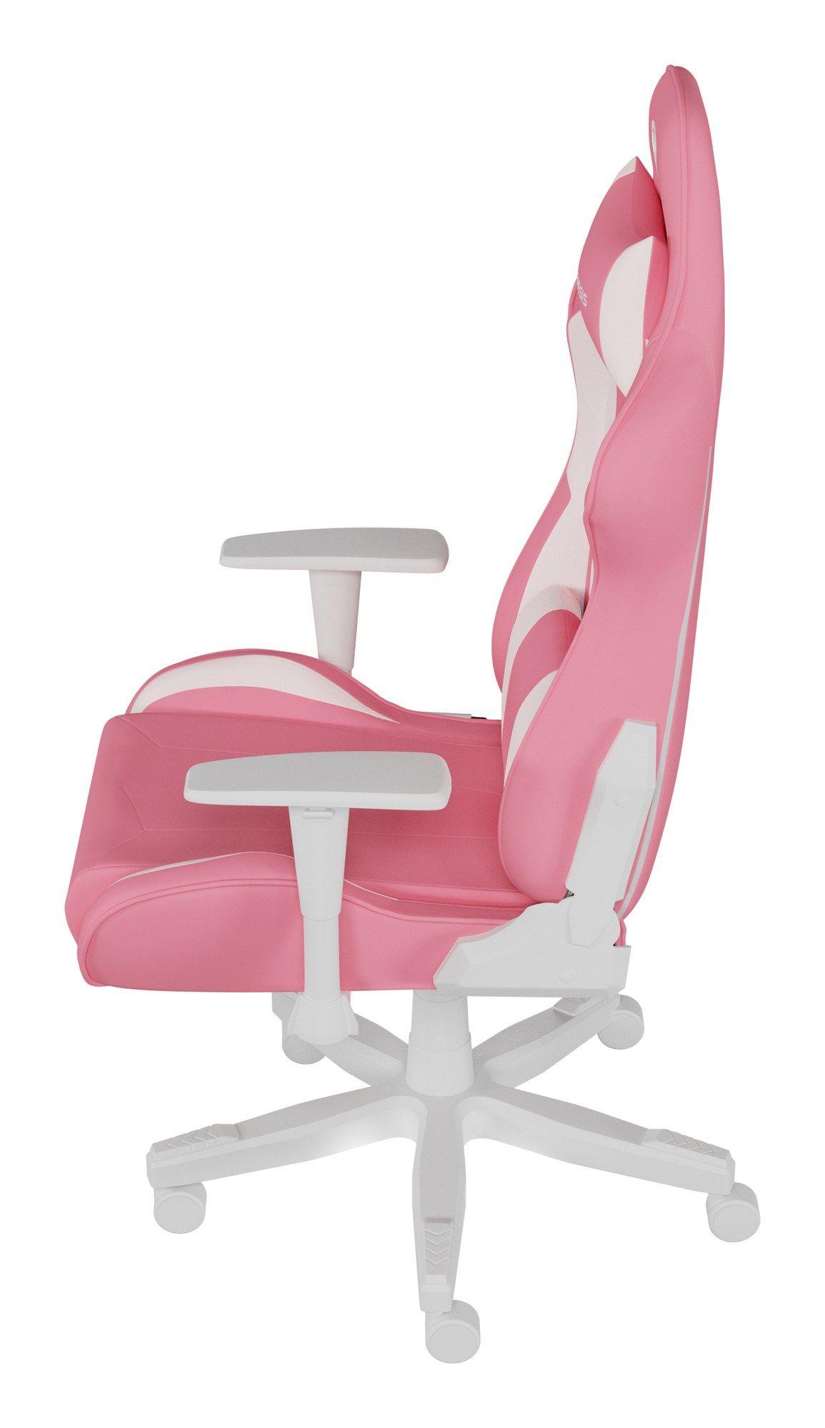 Cadeira Gaming GENESIS Nitro 710 (150 kg - 47,5-54,5 cm - 135° - Branco/Rosa) — miniatura 7