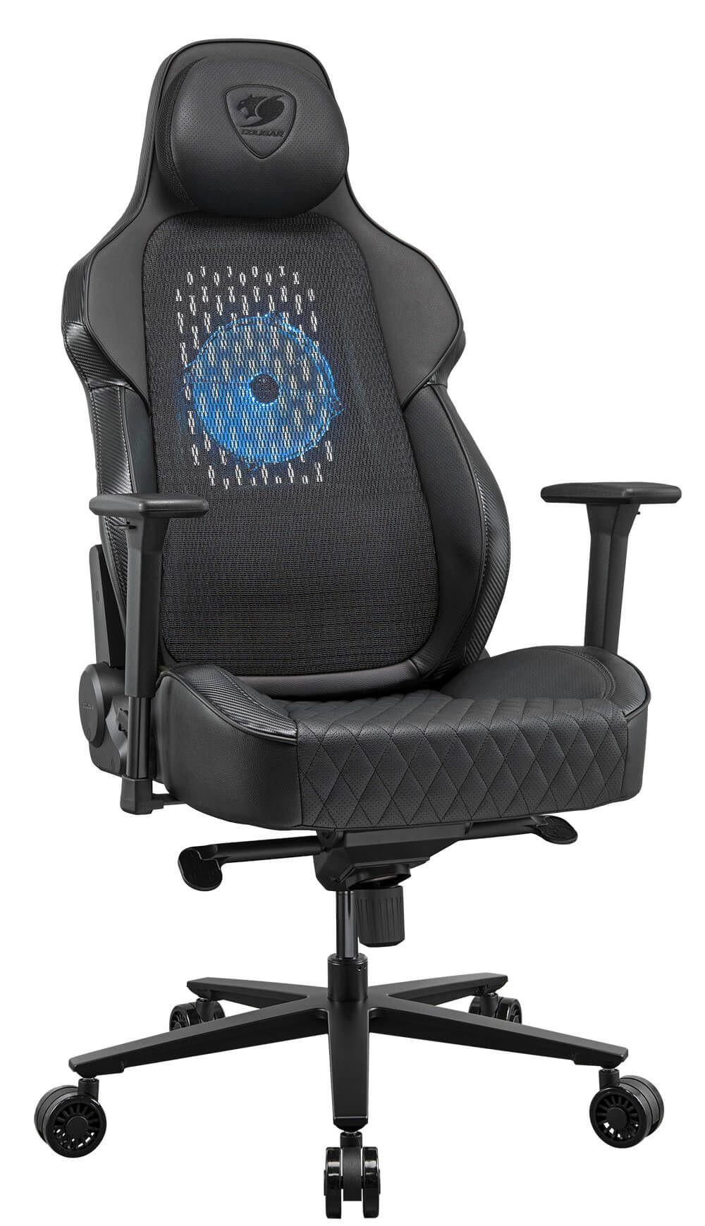 Cadeira Gaming COUGAR NxSys Aero (160 kg - 139 cm - Ajustáveis em 3D - Preto/Laranja), miniatura 8