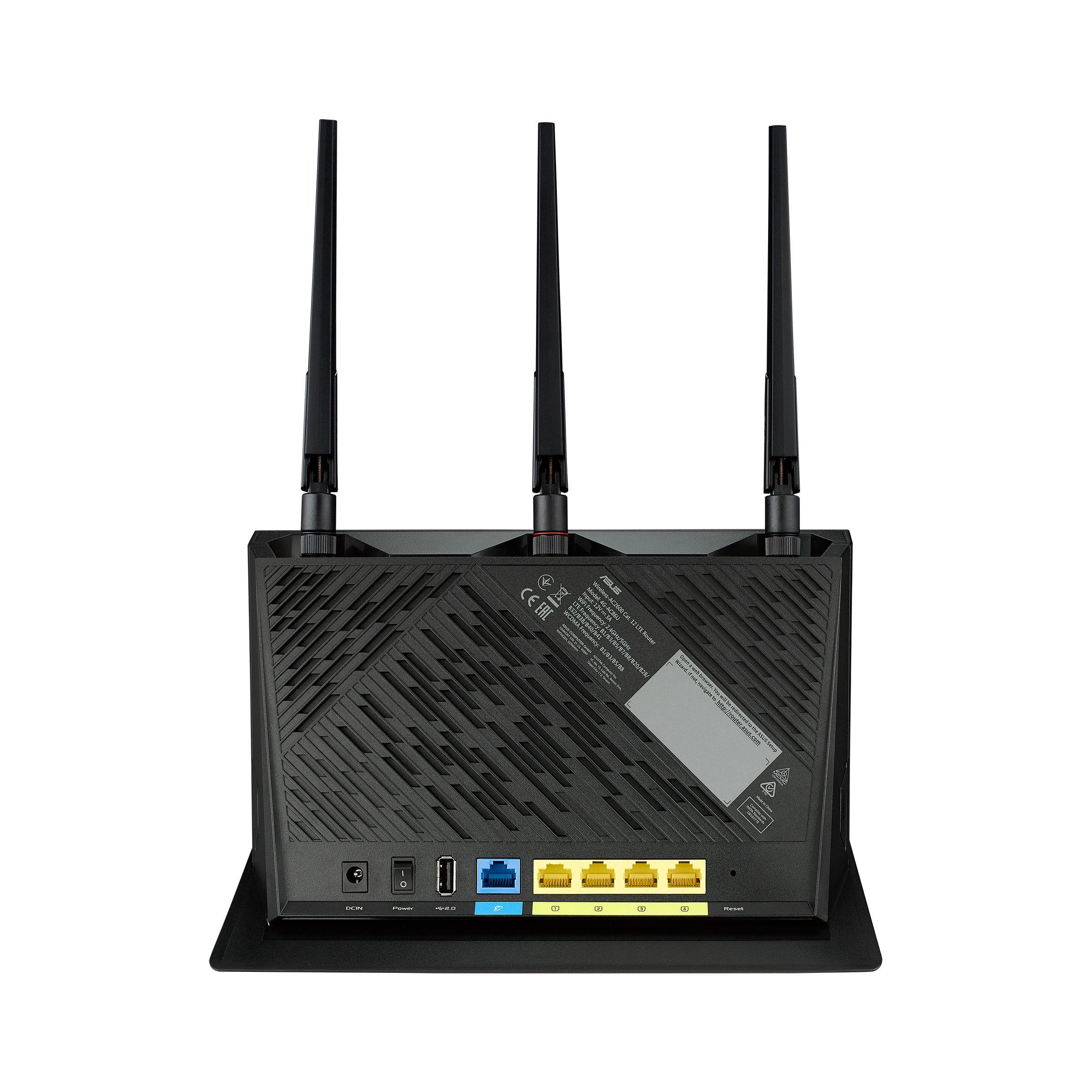 Router 4G ASUS 4G-AC86U (Wi-Fi 5 - 2533 Mbit/s - Dual-band - Preto), miniatura 2