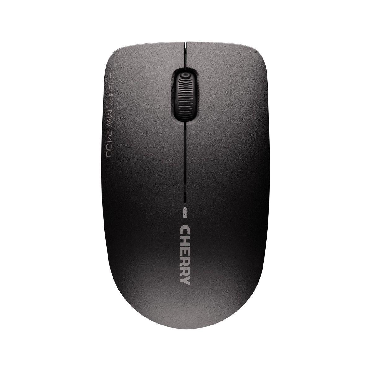 Rato CHERRY MW 2400 (Ambidestro - 1200 DPI - Ótico - Preto)