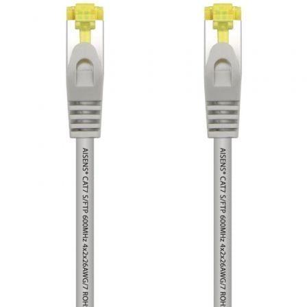 Cabo de Rede AISENS A146-0332 (0,25 m - Cat7 - RJ-45 - Cinzento), miniatura 3