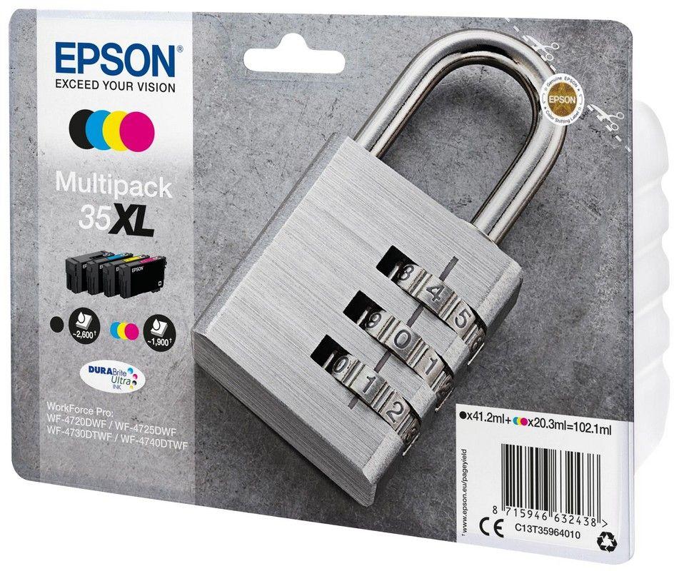 Multipack de Tinteiros EPSON 35XL C13T35964010 (2600 páginas), miniatura 2