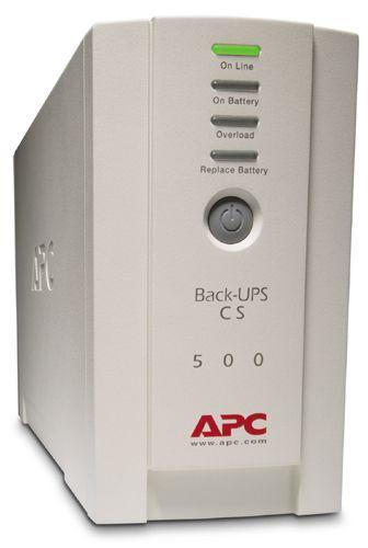 UPS APC Back-UPS BK500EI (Acoplador C13 - Bege) — miniatura 2