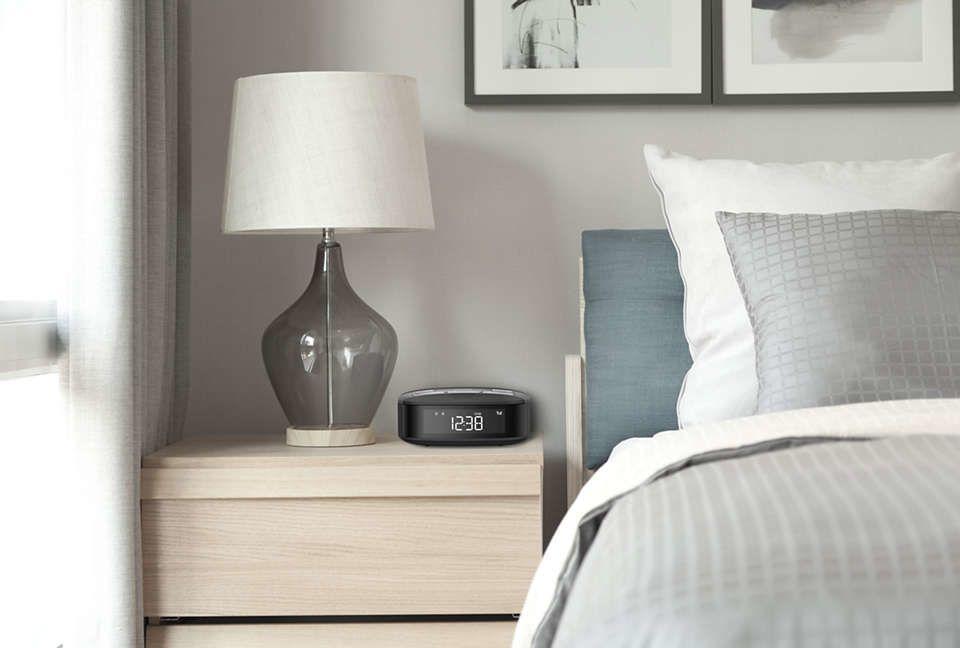 Rádio Despertador PHILIPS TAR3505/12 (3 W - Preto e Cinzento) — miniatura 4