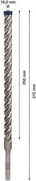 Broca BOSCH Expert SDS-plus-7X (Carboneto integral)
