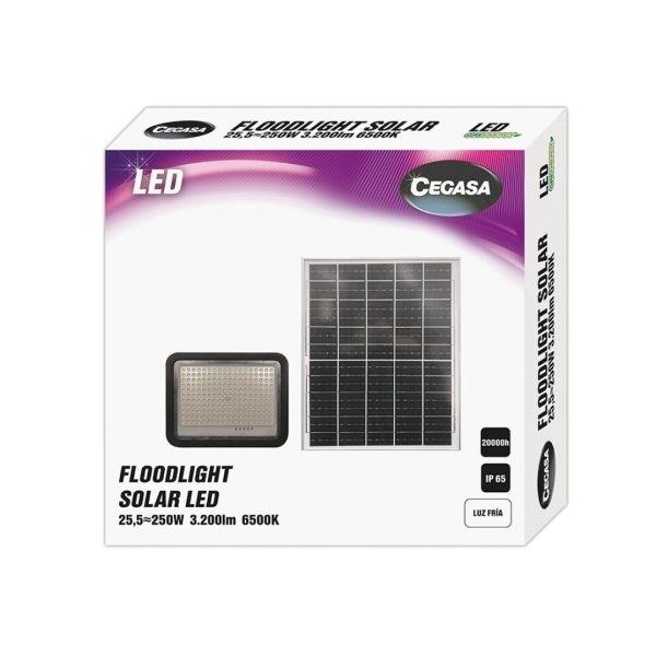 Foco Solar LED CEGASA Floodlight (Transparente)