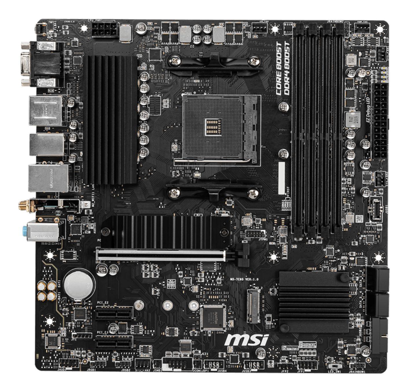 Motherboard MSI B550M PRO-VDH WIFI (AM4 - AMD Ryzen 3000 Series - Micro-ATX - Preto) — miniatura 2