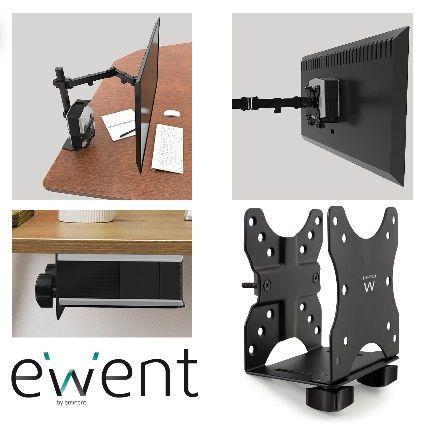 Suporte VESA para Mini PC EWENT EW1517 (13-27 polegadas - Preto), miniatura 3