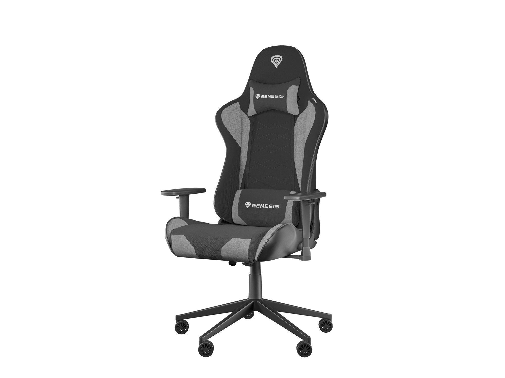 Cadeira Gaming GENESIS Nitro 440 G2 (120 kg - 133 cm - Tecido, Imitação de pele - Preto/Cinzento) — miniatura 7