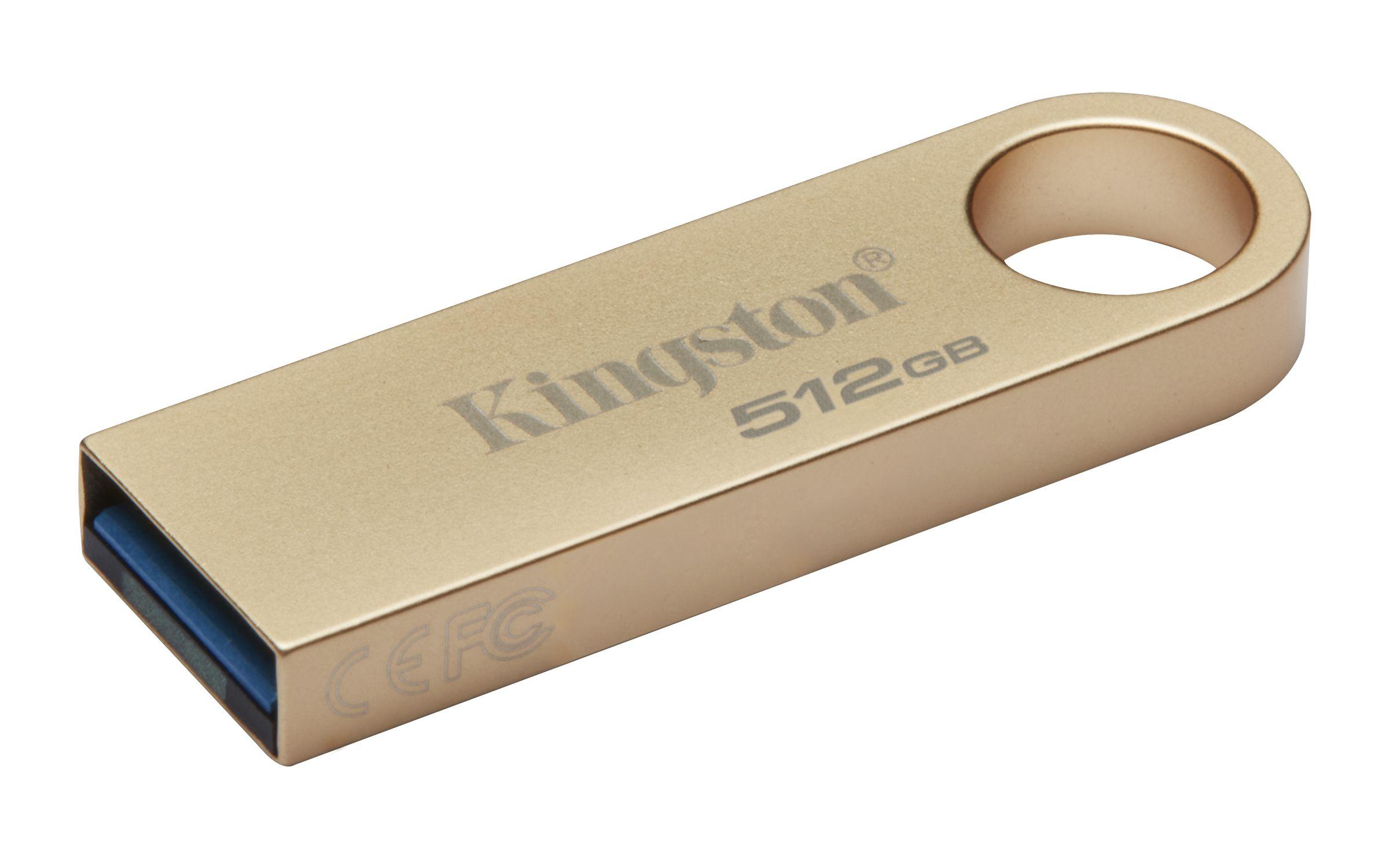 Pen USB KINGSTON DataTraveler SE9 G3 (512 GB - Sem tampa - USB Type-A - Dourado) — miniatura 2