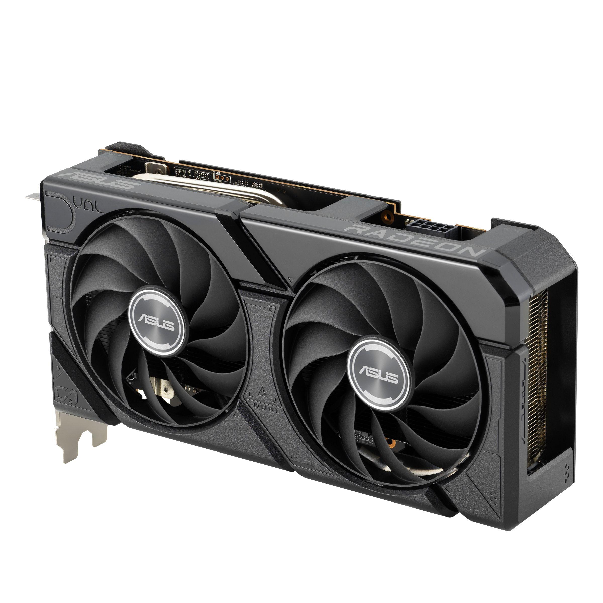 Placa Gráfica ASUS Dual Radeon RX 7600 EVO OC Edition (Radeon RX 7600 - 18 Gbit/s - 8 GB - Preto), miniatura 7