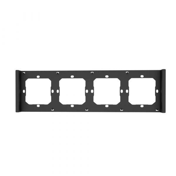 Moldura para Interruptores Inteligentes SONOFF M5-4C-80-F (PC V0 - Cinzento Escuro)