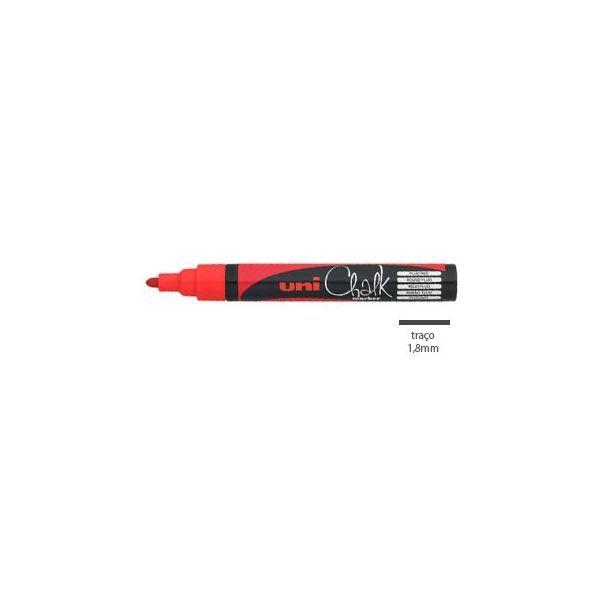 Marcador de Giz Líquido UNIBALL PWE-5M (Vermelho), miniatura 2