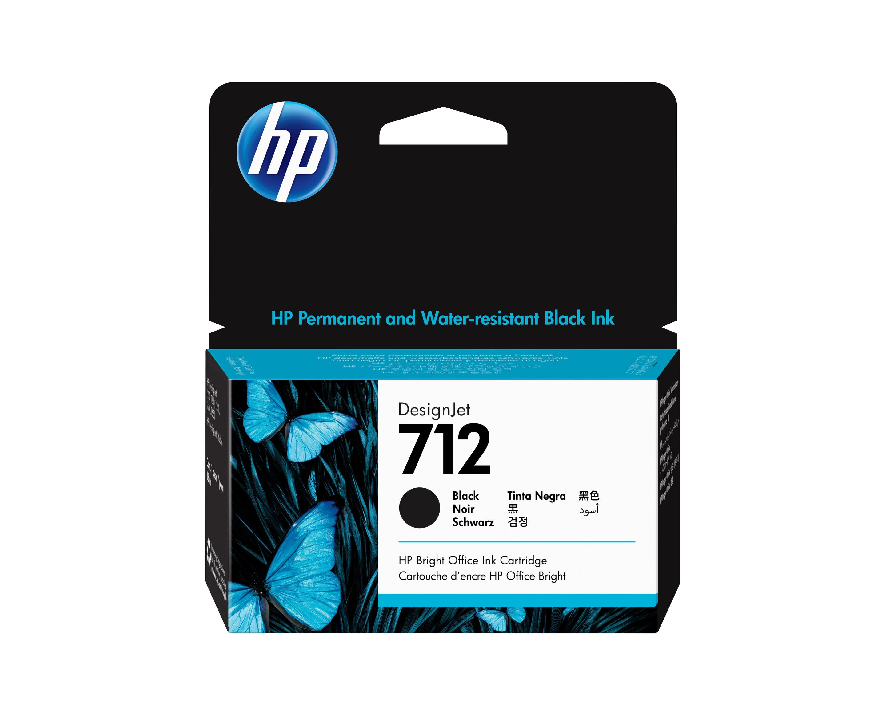 Tinteiro HP 712 (Preto)