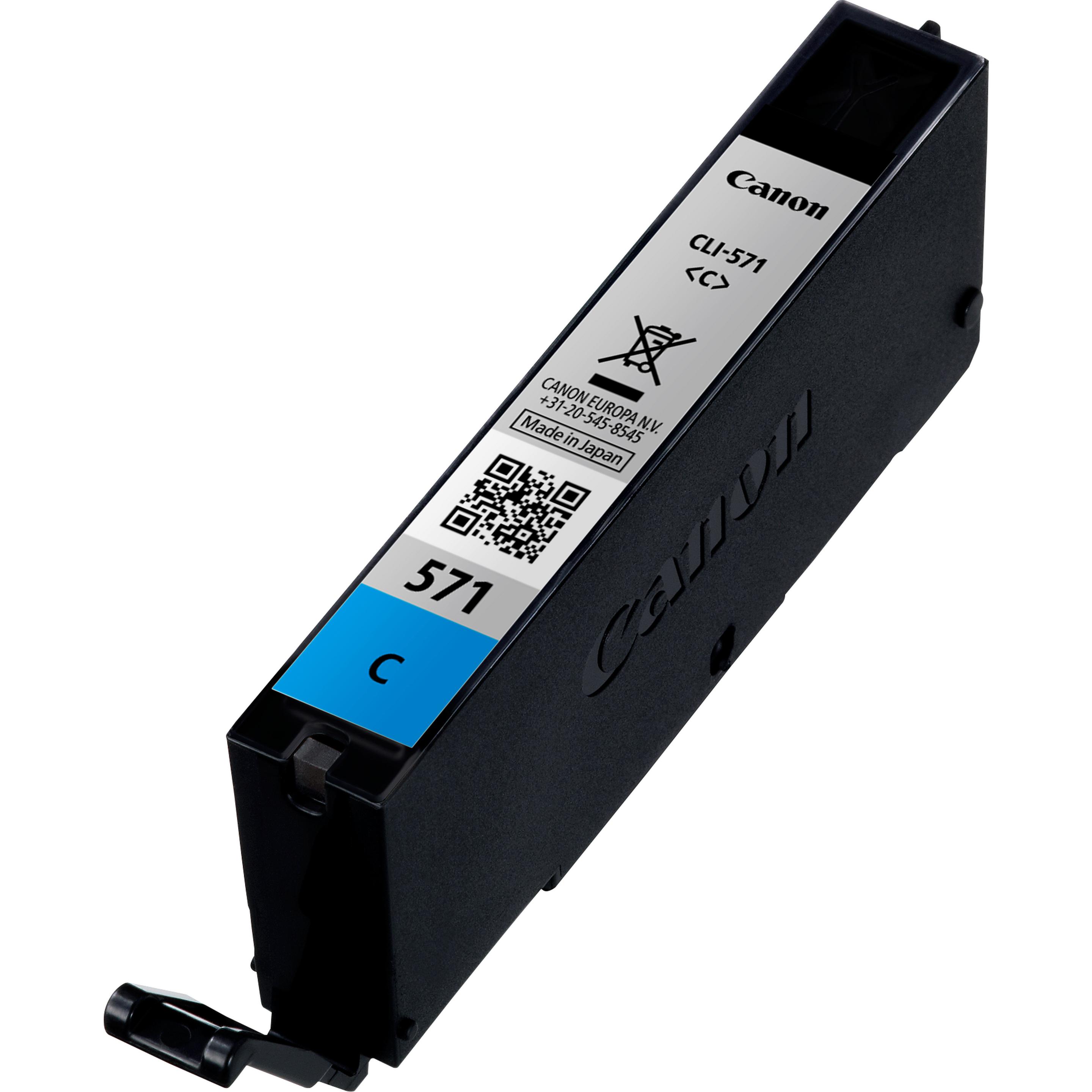Tinteiro CANON CLI-571C (345 páginas - Ciano)