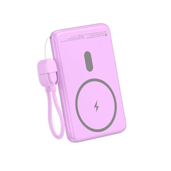 Powerbank LEOTEC LEPOWW20W5P (Universal - USB Tipo C - Roxo) — miniatura 2