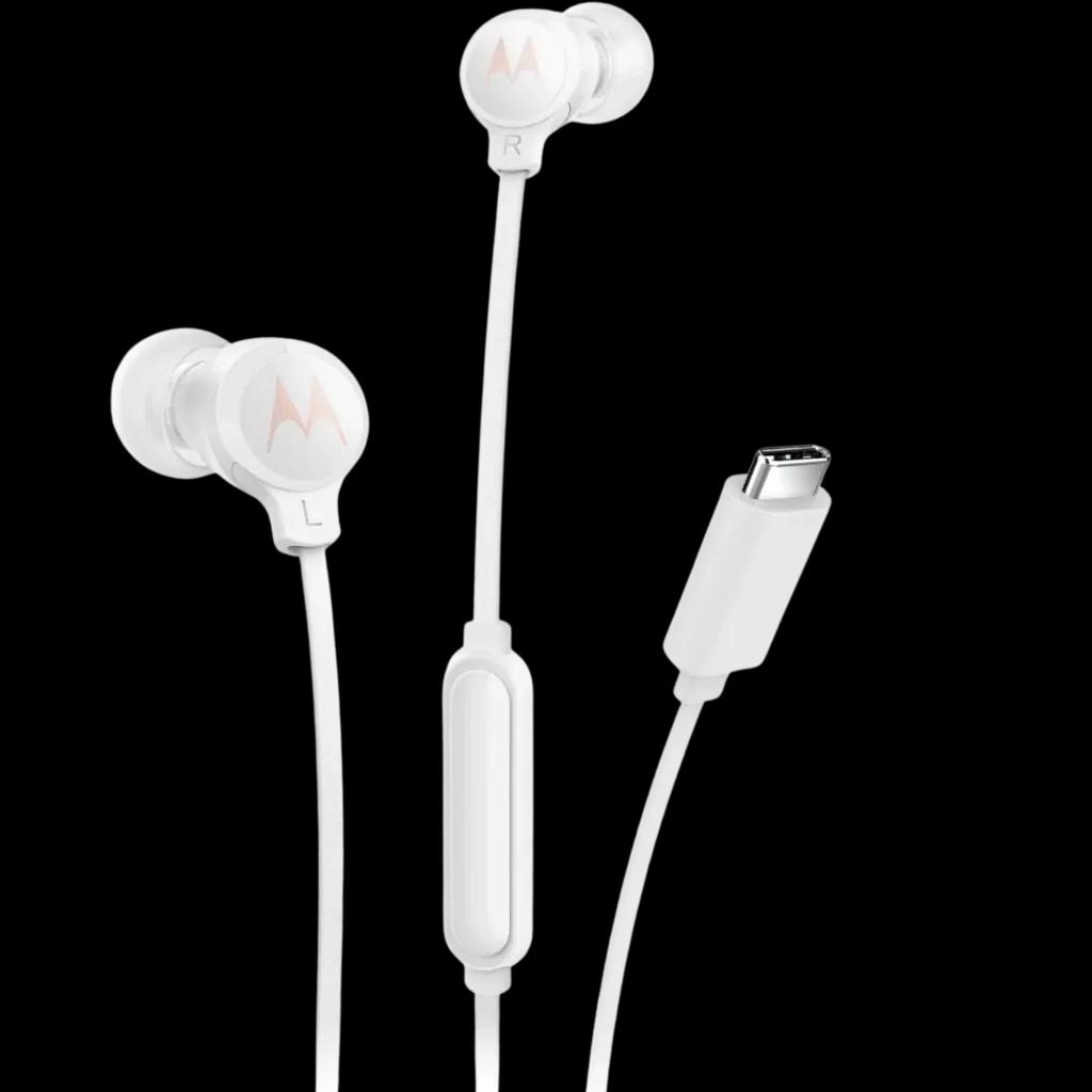 Auscultadores MOTOROLA Earbuds 3C-S (Com fios - Branco), miniatura 3