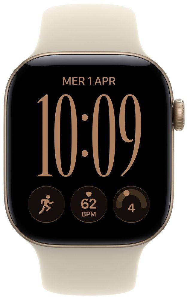 Smartwatch APPLE Watch Series 12 GPS (Retangular - watchOS 27 - Apple S11 - Dourado-claro), miniatura 2
