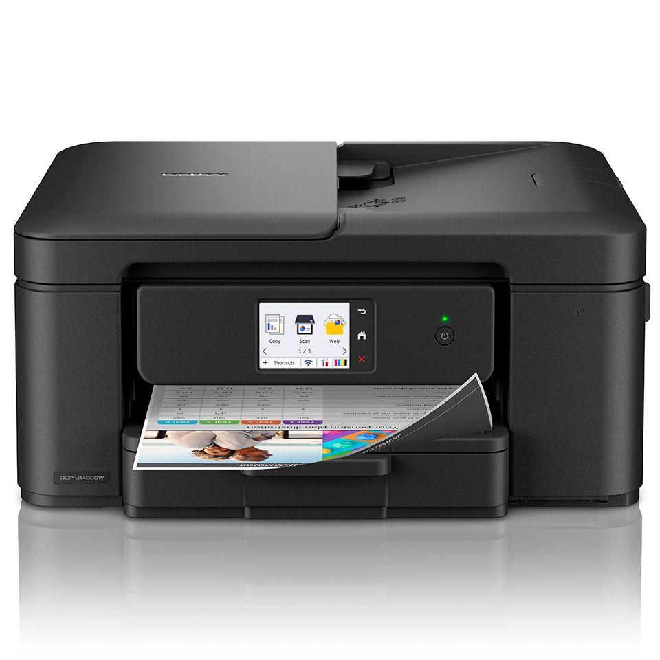 Impressora Multifunções a Jato de Tinta BROTHER DCP-J1460DW (A4 - Impressão a cores - 150 folhas - Preto)