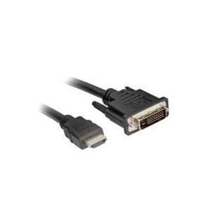 Cabo Adaptador SHARKOON HDMI-DVI-D (3 m - Preto)