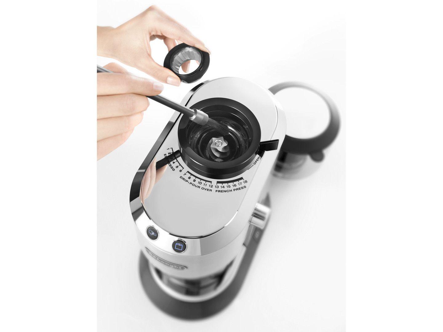 Moinho de Café DELONGHI KG520.M (150 W - 350 g - Alumínio, aço inoxidável - Preto e Inox), miniatura 3