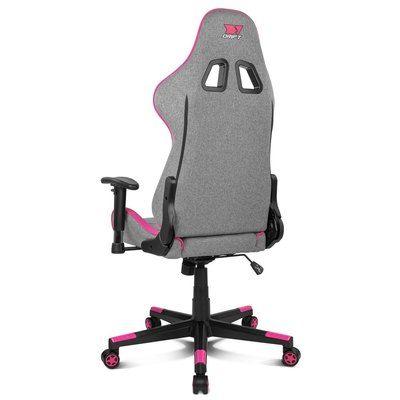 Cadeira Gaming DRIFT DR90 PRO (Cinzento e Rosa)