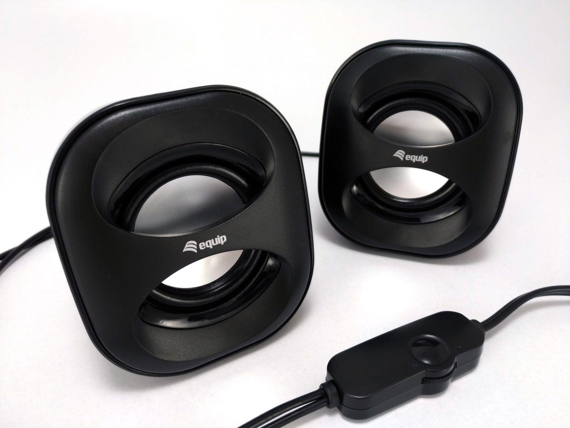 Colunas EQUIP Life USB Mini (Com fios - 6 W - 2.0 canais - Preto), miniatura 3