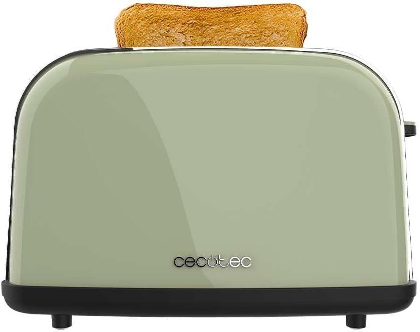 Torradeira CECOTEC Toastin' Time 850 (850 W - 2 fatias - Removível - Verde) — miniatura 2