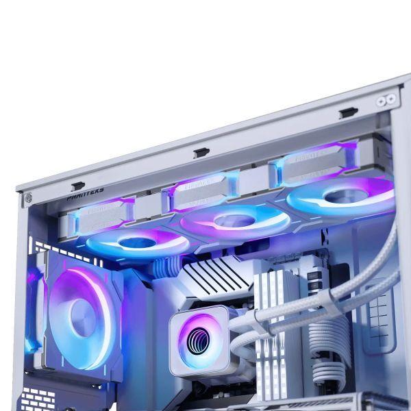 Refrigeração Líquida para CPU PHANTEKS Glacier One 360D30 DRGB X2 (120 mm - 2000 RPM - RGB multicolor - Branco) — miniatura 5