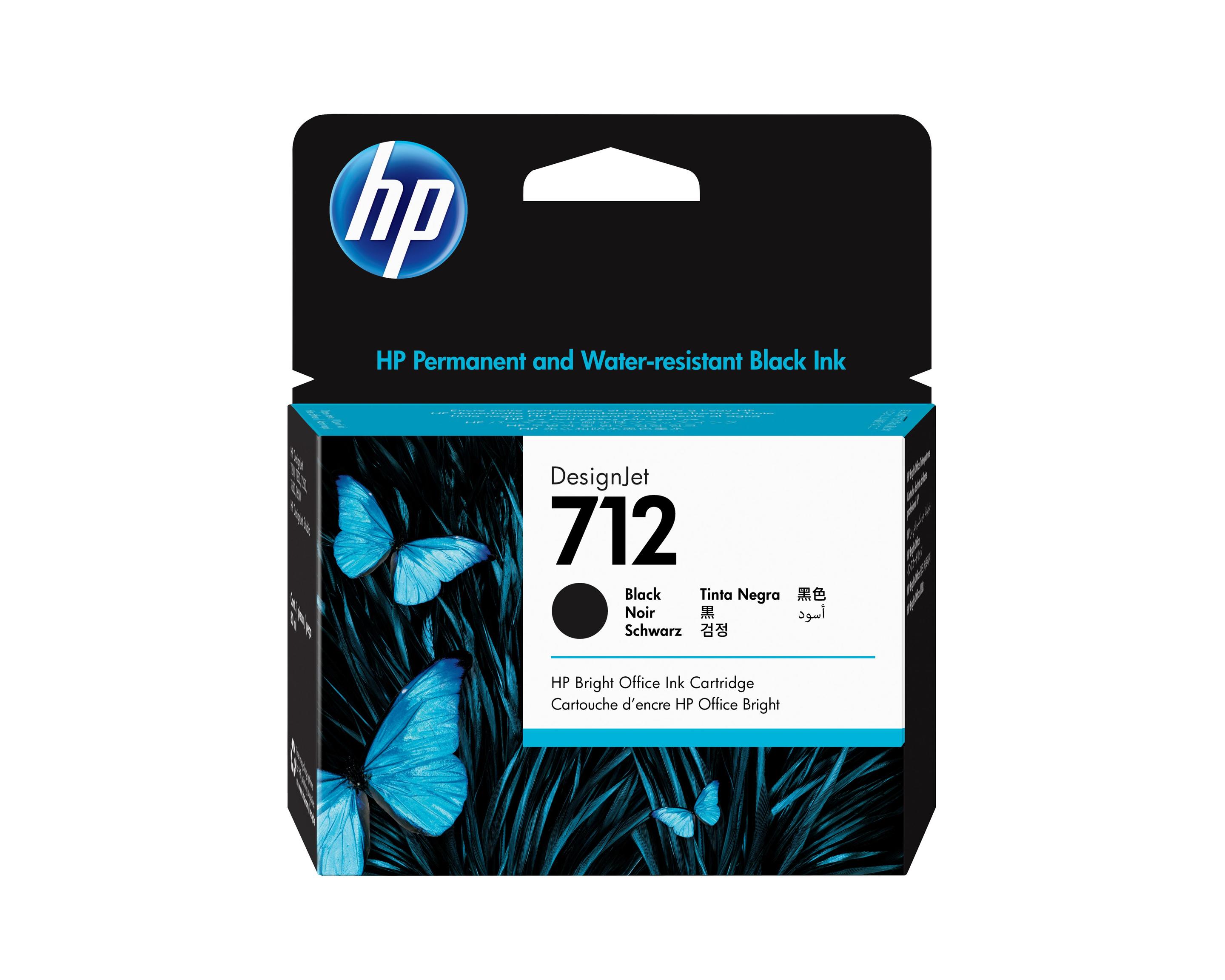 Tinteiro HP 712 DesignJet (Preto)