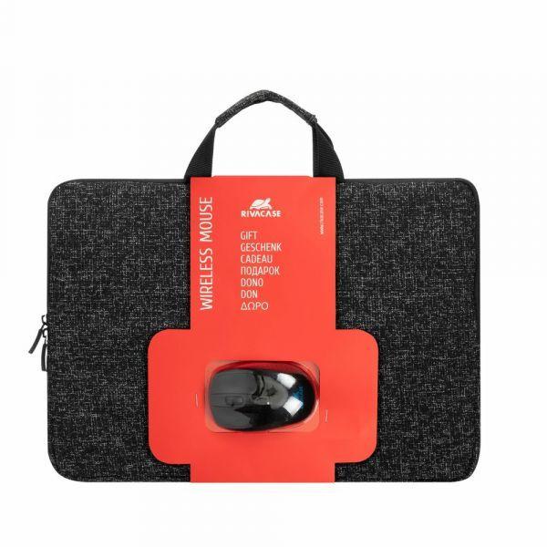 Conjunto Bolsa para Portátil e Rato RIVACASE Anvik 7916 (15,6" - Preto) — miniatura 2