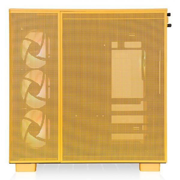 Caixa PC THERMALTAKE View 380 XL TG ARGB (ATX, micro ATX, Mini-ITX - PS2 - 2.5" - Amarelo) — miniatura 4