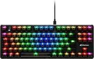 Teclado SHARKOON SKILLER SGK70W DE (Alemão - Sem teclado numérico - USB - Preto)