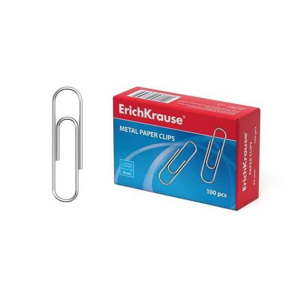 Clips Metálicos ERICHKRAUSE 7857 (50 mm - Prateado)
