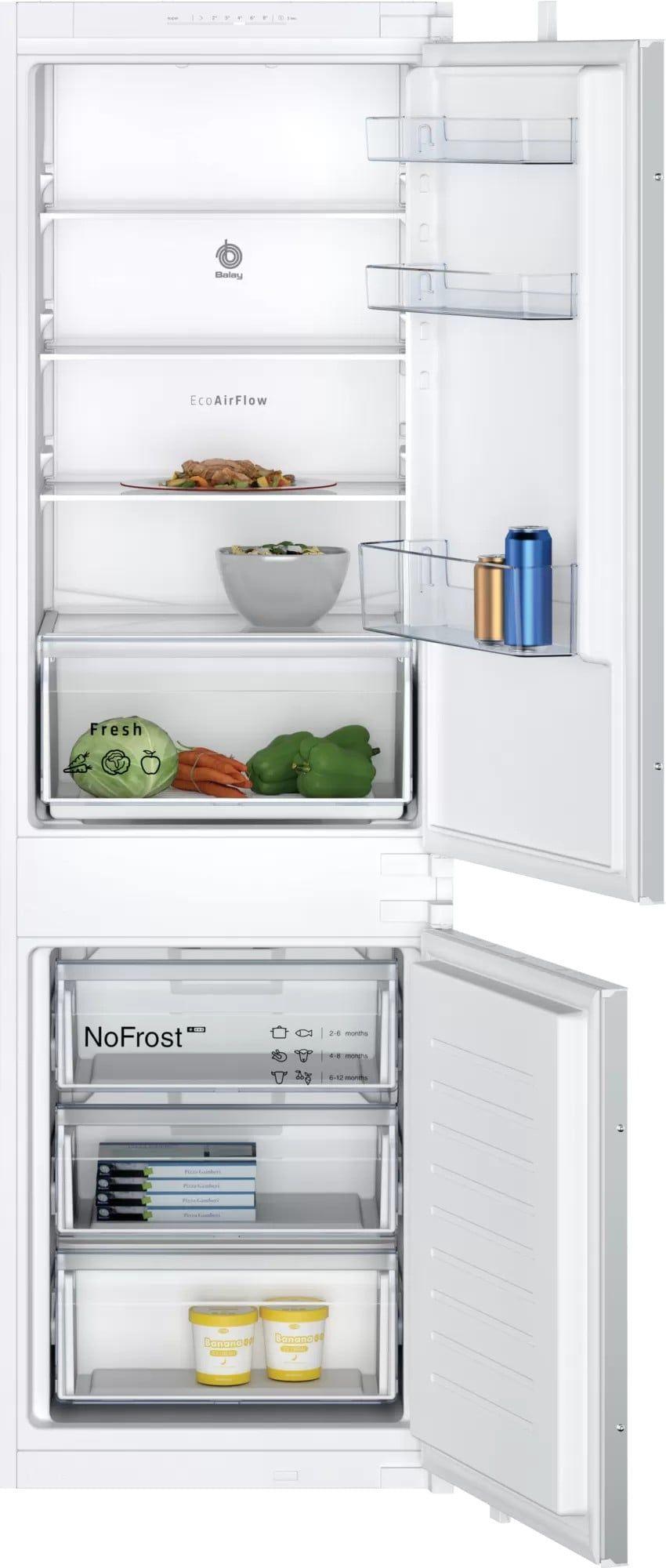 Frigorífico Combinado Encastre BALAY 3KIE712F (260 l - 177,2x54,1x54,8 cm - 54 cm)