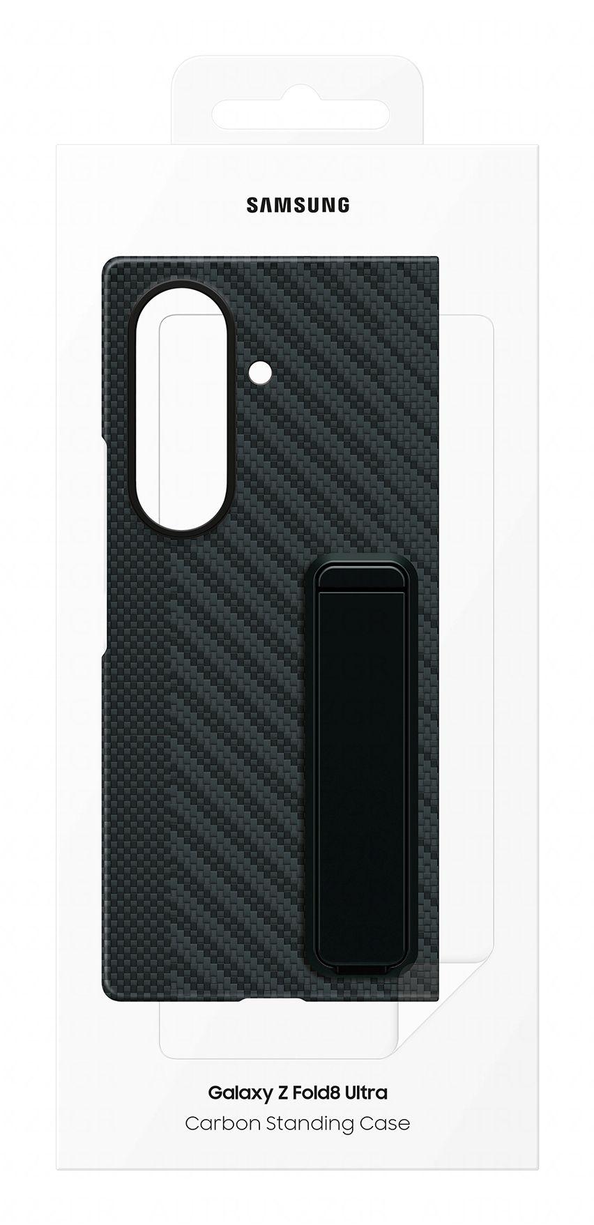 Capa SAMSUNG Carbon Standing Case EF-XF976SBEGWW (Carbono - Preto) — miniatura 6