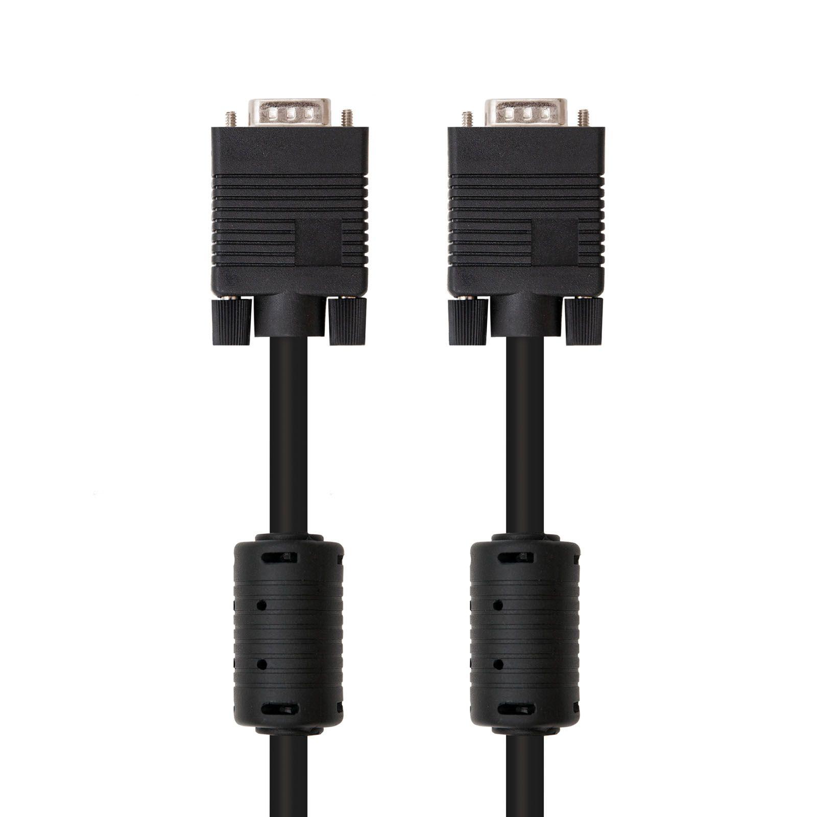 Cabo VGA NANOCABLE 10.15.0106 (6 m - Preto) — miniatura 2