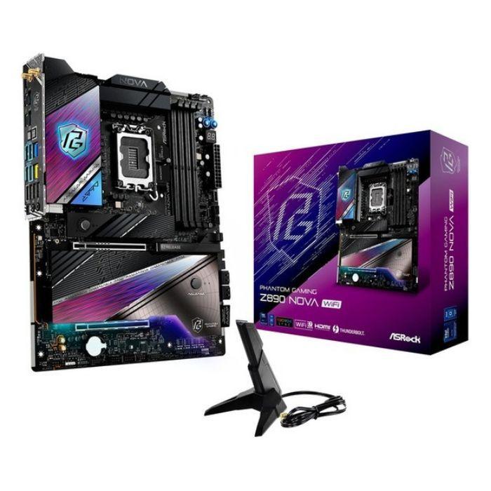 Motherboard ASROCK Phantom Gaming Z890 Nova WiFi (LGA 1851 - Intel Core Ultra Série 2 - ATX - Preto), miniatura 2