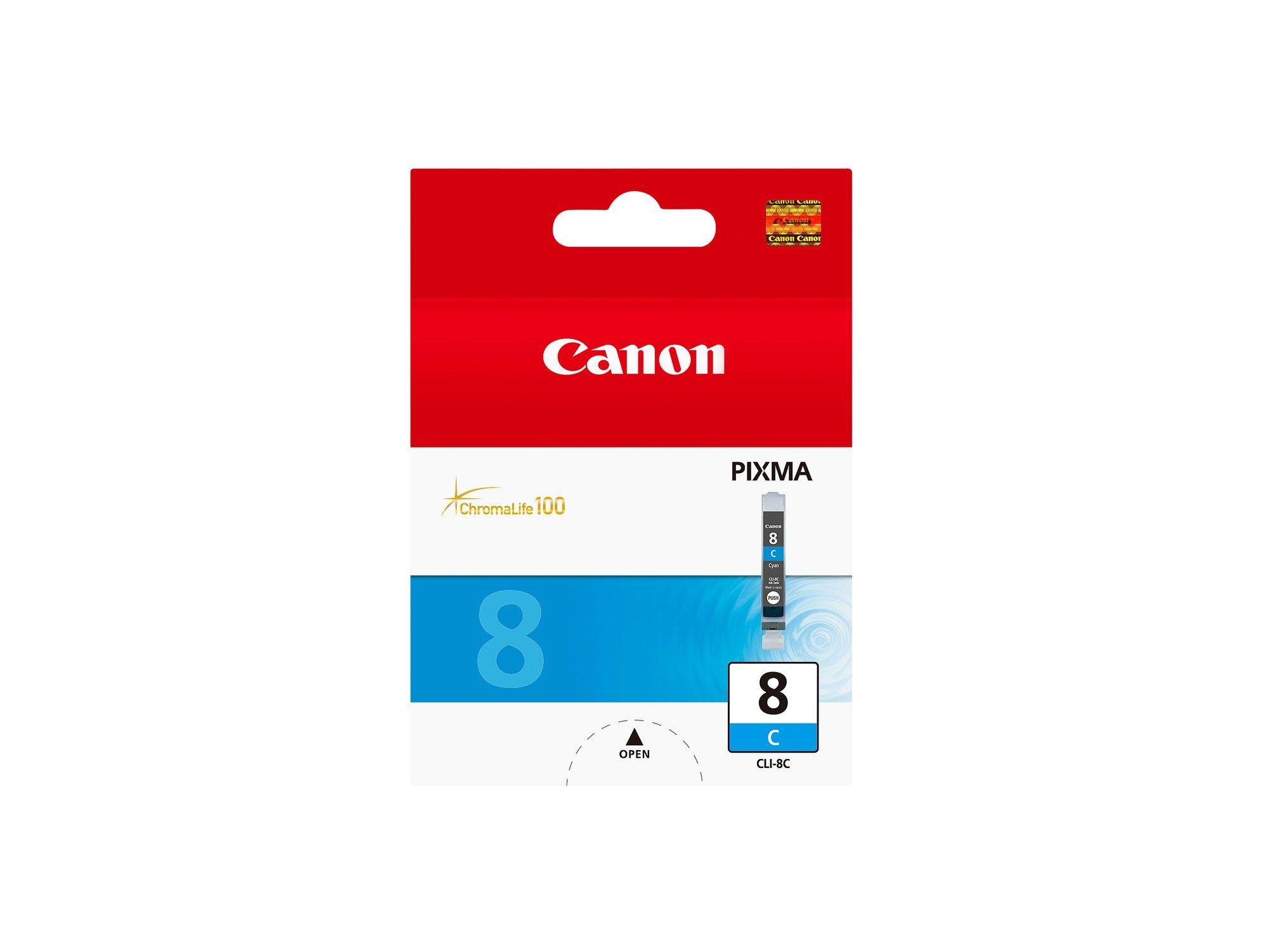Tinteiro CANON CLI-8C (790 páginas - Ciano)