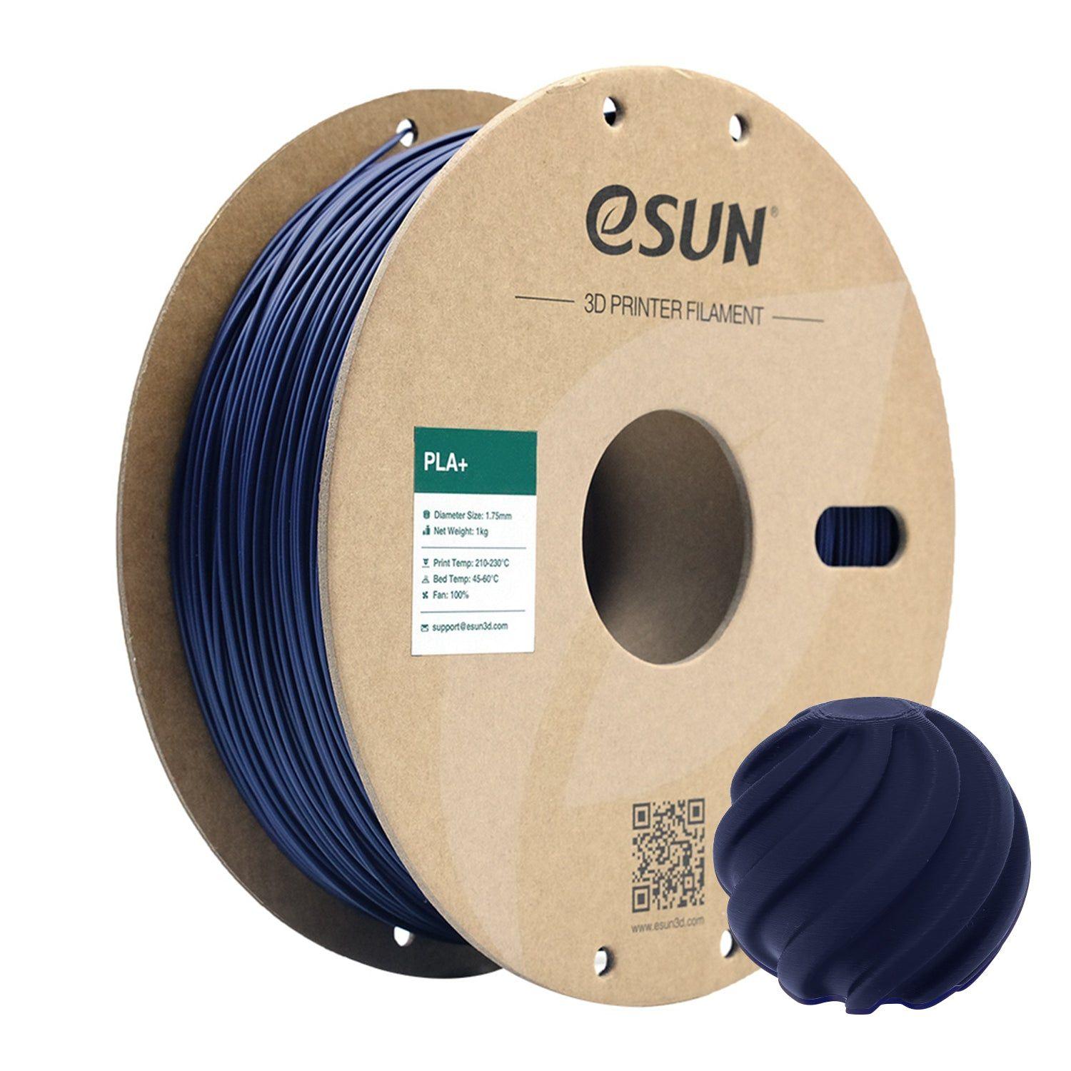 Filamento de Impressão 3D eSUN PLA+ (Preto)