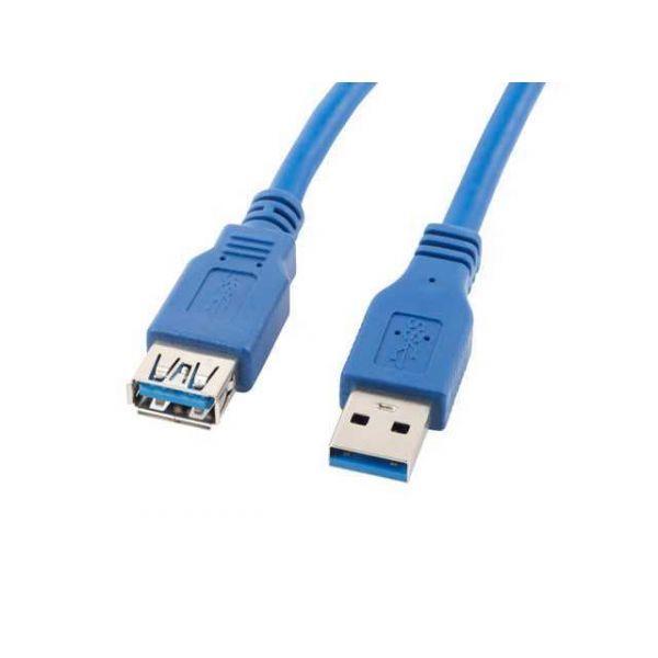 Cabo USB-A LANBERG CA-US3E-10CC-0030-B (3 m - USB A - Azul) — miniatura 2