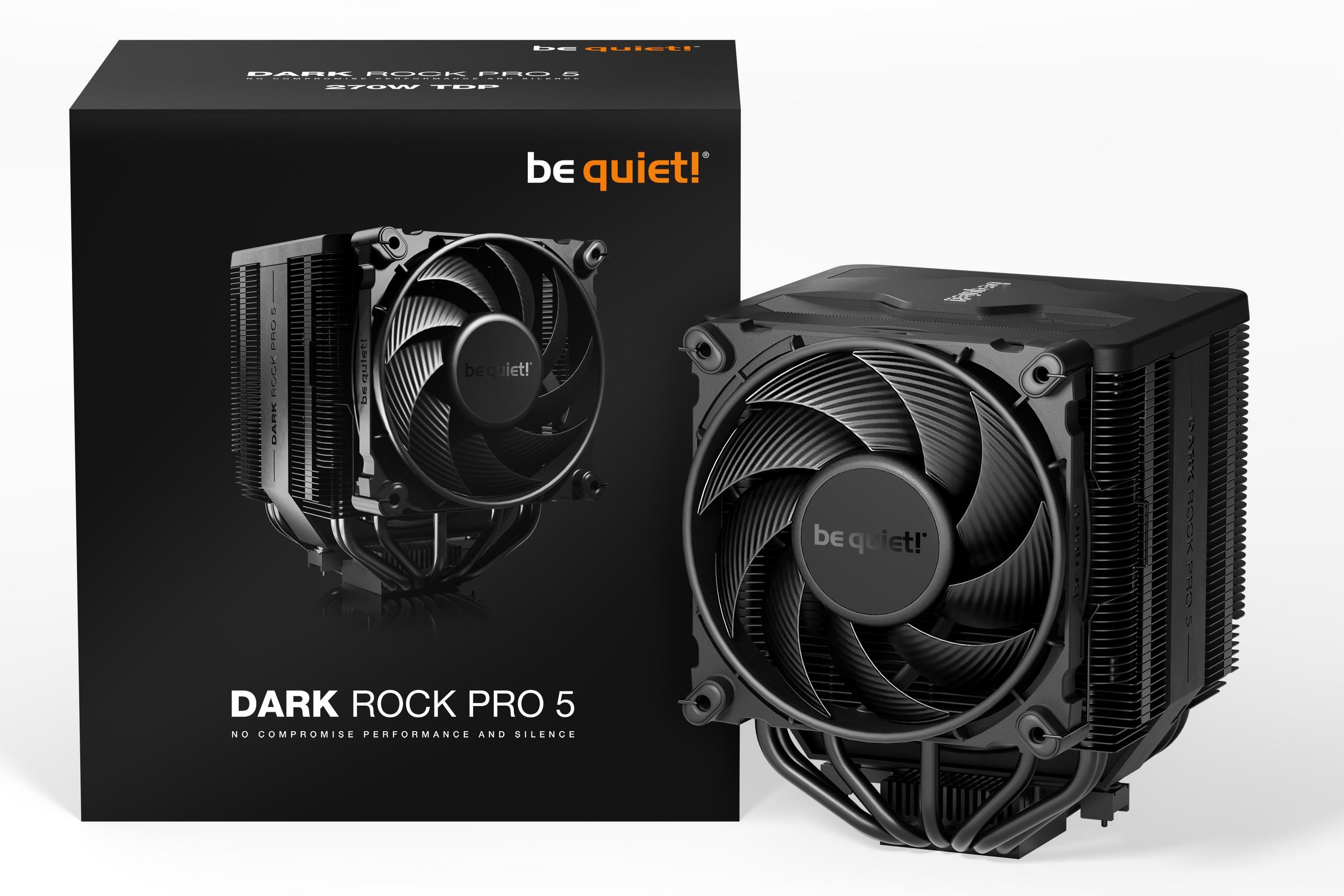 Cooler de CPU BE QUIET! Dark Rock Pro 5 (120/135 mm - 2 ventoinhas - 1500 RPM - Preto) — miniatura 7
