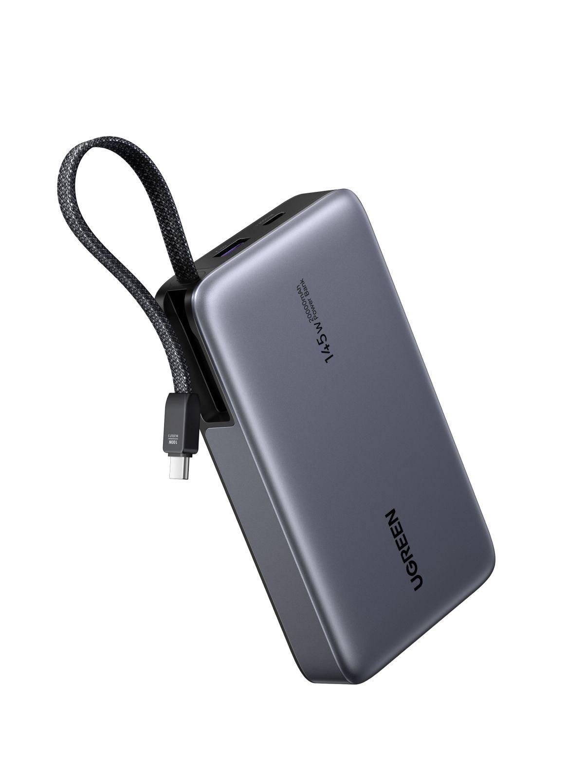Powerbank UGREEN PB551 (20000 mAh - USB Type-C - Cinzento)