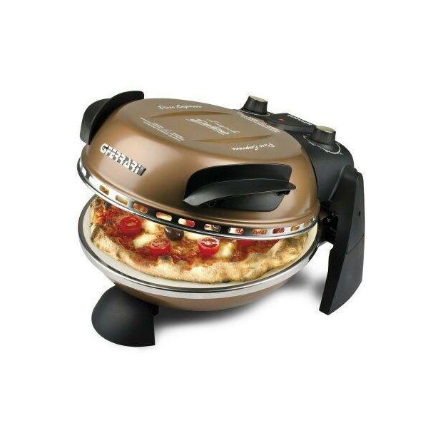 Forno de Pizza G3FERRARI Delizia G1000608 (1200 W - Mecânico - Altura 20 cm - Preto e Bronze)